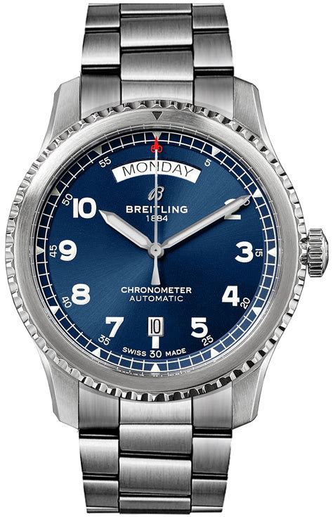 breitling aviator 8 day & date|breitling aviator 8 review.